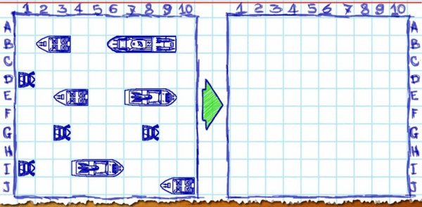 Игра морской бой на двоих