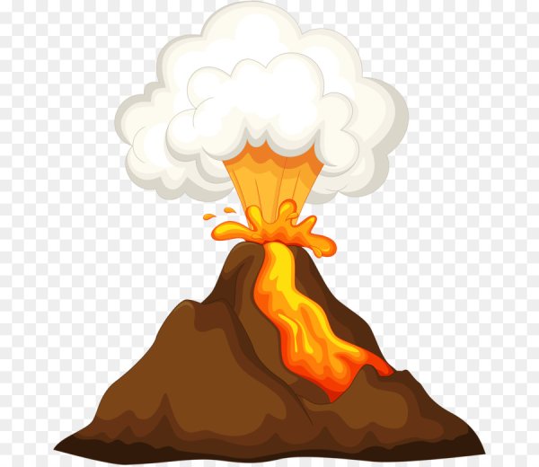 Вулкан иллюстрация