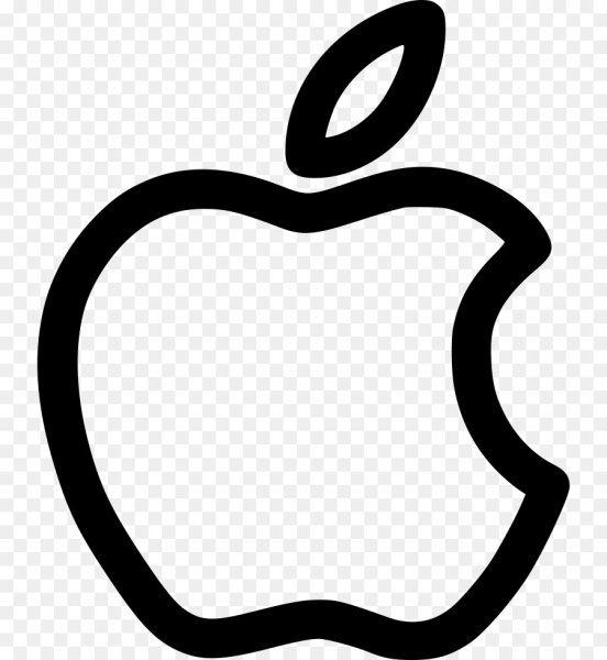 Трафарет логотипа Apple
