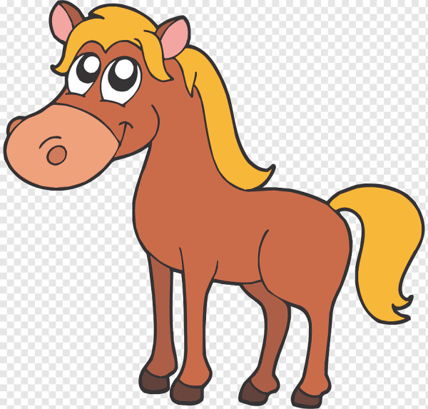 Лошадь мультяшный