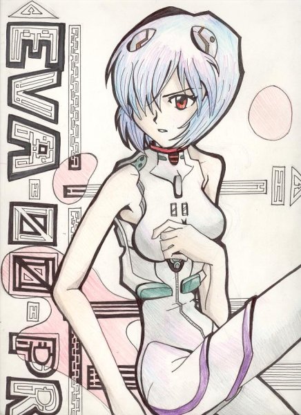 Аянами Рей в инкубаторе