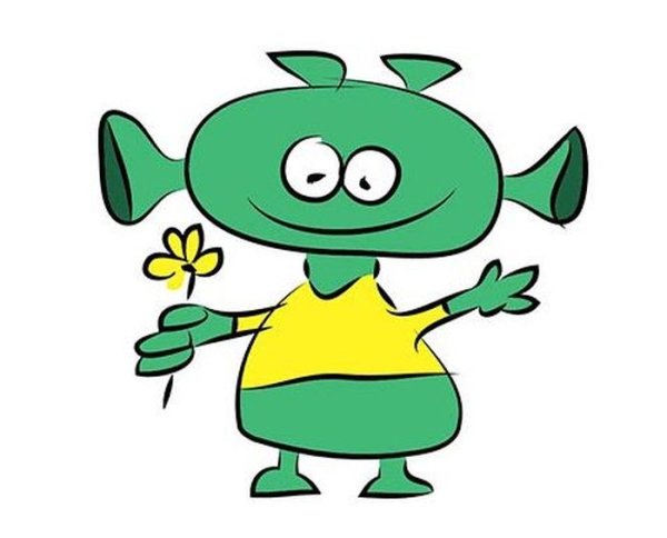 Изображение инопланетянина для детей