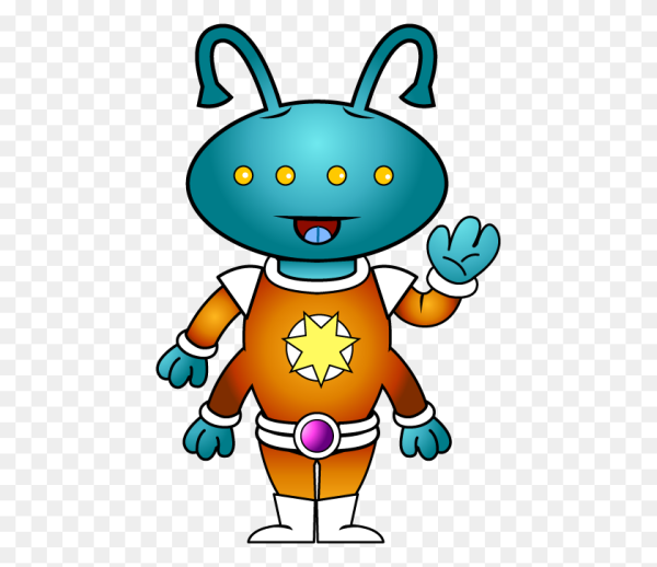 Изображение инопланетянина для детей