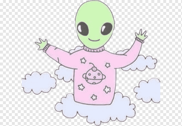 Инопланетянин для срисовки