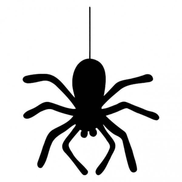 Helloween паук трафарет