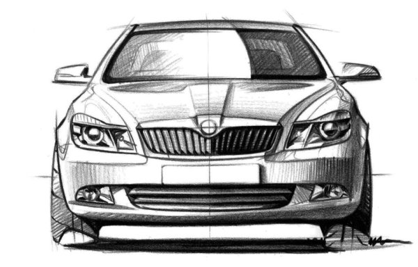 Шкода Октавия а5 скетч