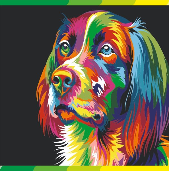 Рисунки разноцветные