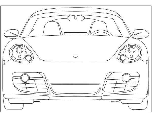 BMW e39 рисунок