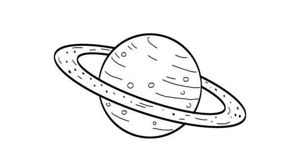 Сатурн раскраска