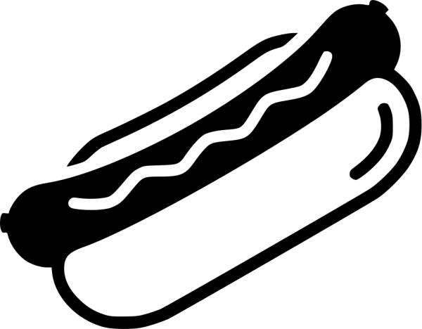 Хот дог пиктограмма