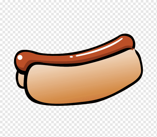 Хот дог нарисованный