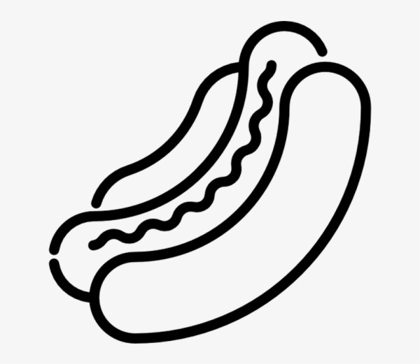 Хот дог вектор