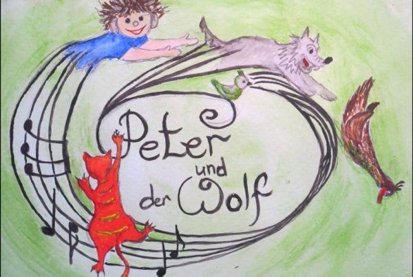 Сказка Петя и волк рисунки
