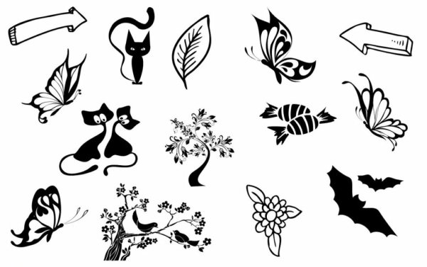 Маленькие картиночки для срисовки