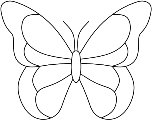 Шаблон бабочки
