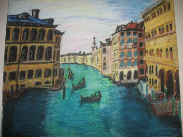 Венецианская ночь рисунок