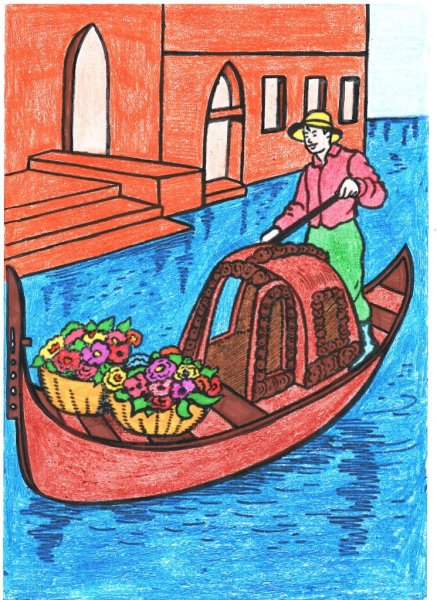 Рисунок Венеции 3 класс