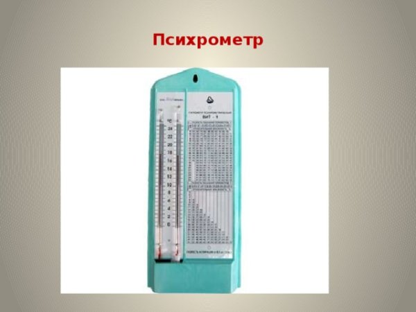 Психрометр вит 2 школьный лабораторный
