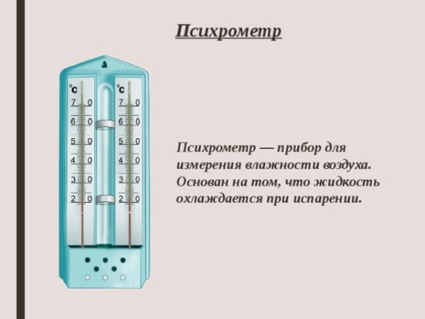 Психрометр это прибор для измерения