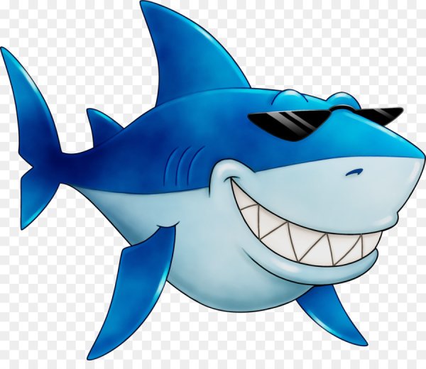 Акула мультяшная