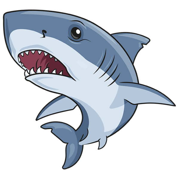 Нарисовать акулу