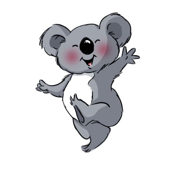 Коала рисунок