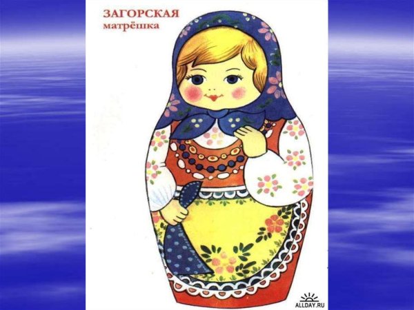 Поэтапное рисование матрешки