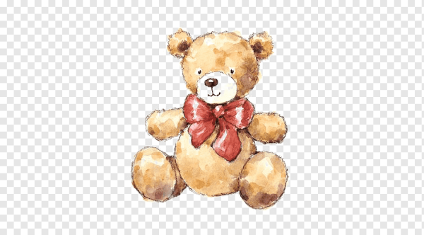 Игрушки акварель