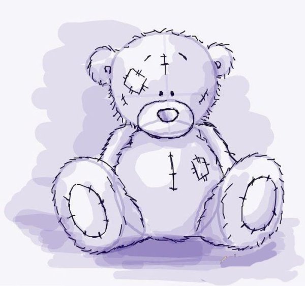 Картинки для срисовки мишки