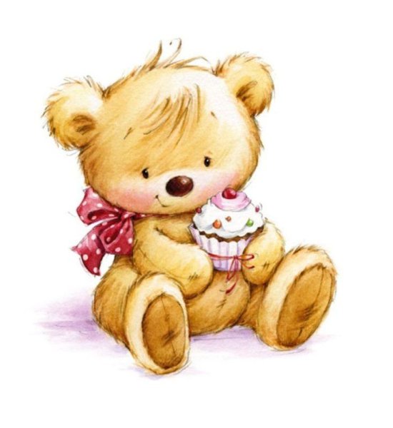 Рисунки Марины Федотовой медвежата