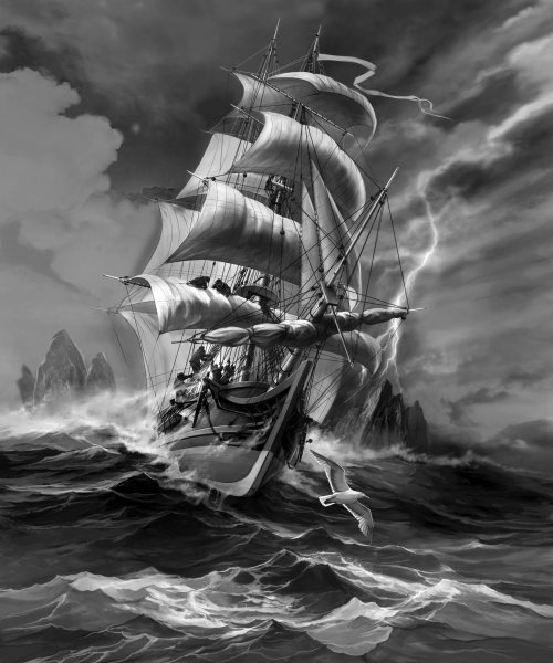 Пиратский корабль