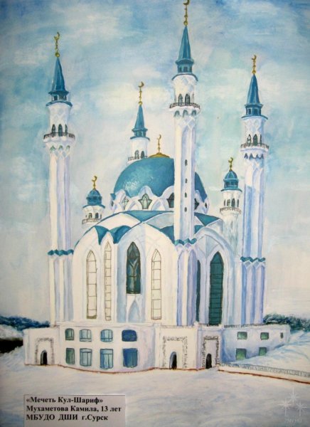 Казанский Кремль раскраска