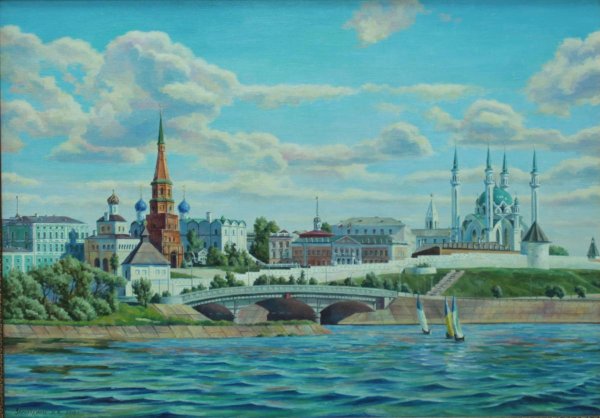 Казанский Кремль раскраска