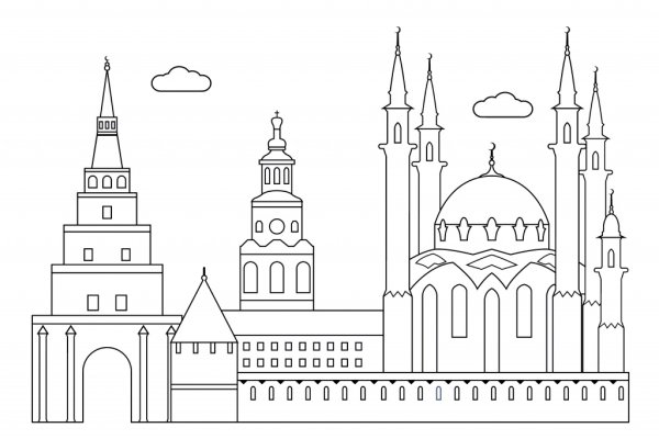 Рисование Казанского Кремля