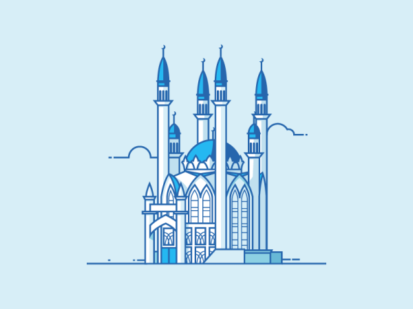 Фон Татарстан Казанский Кремль