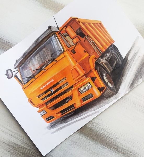 КАМАЗ живопись