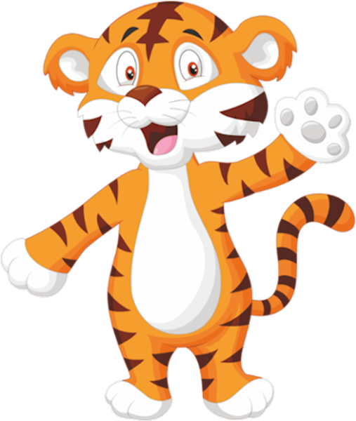 Тигр мультяшный