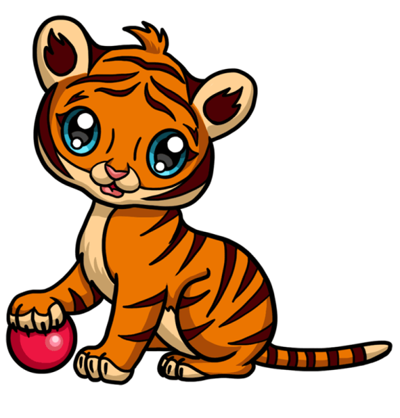 Мультяшные тигрята