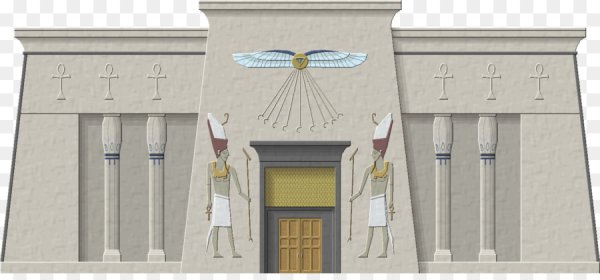 Храм древнего Египта рисунок