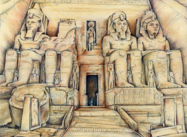 Храм Абу Симбел реконструкция