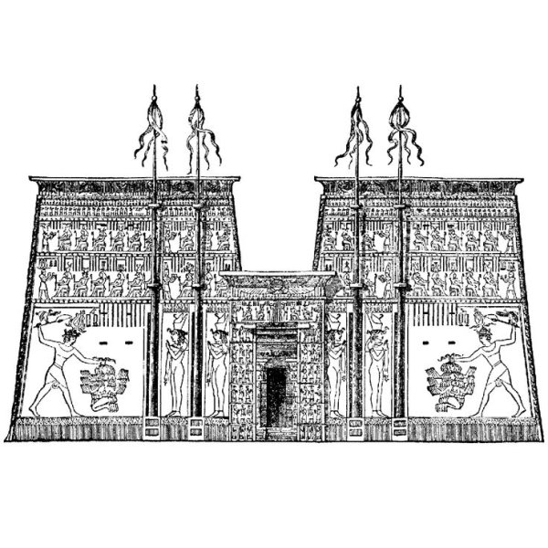 Пилоны древний Египет храм