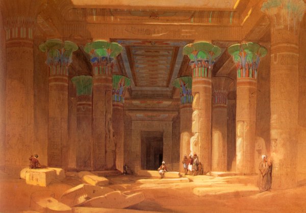 Дэвид Робертс храм Исиды