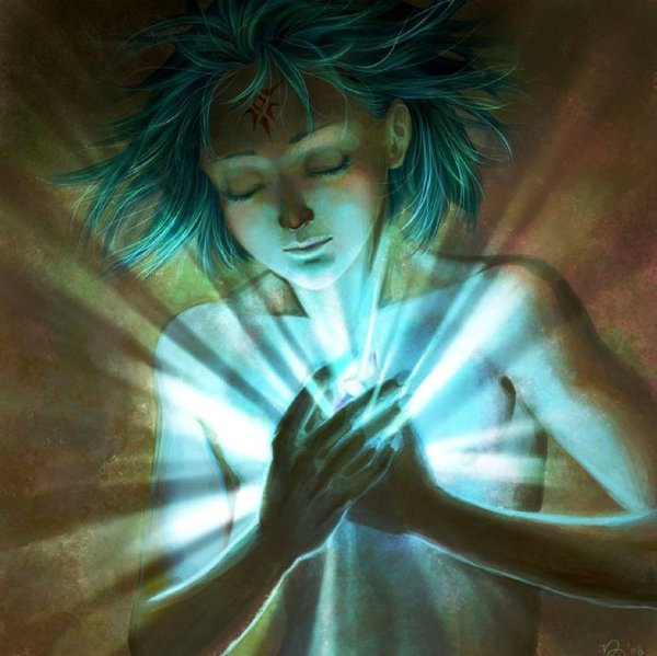 Сказочная белая птица