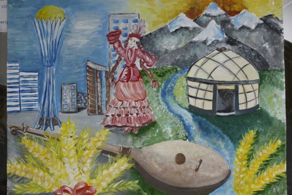 Цвети мой Казахстан