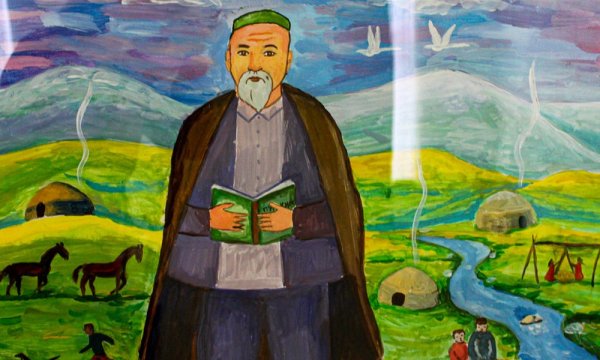 Казахстан рисунок