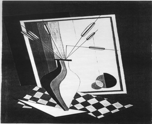 Ахроматический контраст картины Пикассо