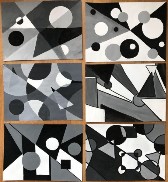 Геометрическая композиция простая