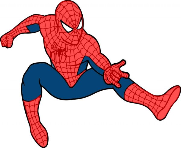 Детские рисунки человека паука