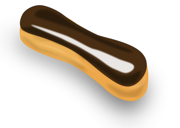 Эклер рисовать