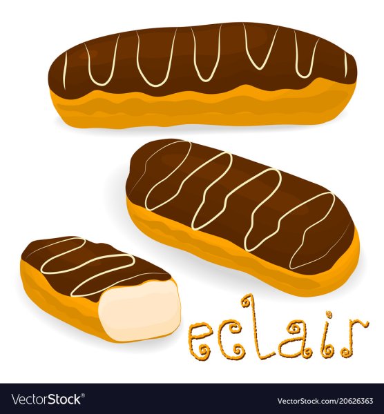 Эклер вектор